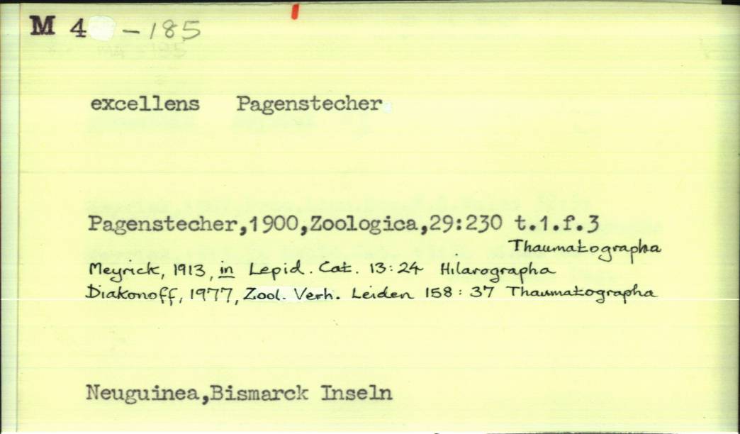 front of card